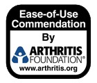 Arthritis Foundation with the Ease of Use Commendation