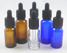 Glass Dropper Bottles - Child Resistant with Glass Pipettes