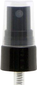 20-410 Black smooth spray mister with a 5.75in dip tube #3253-SMOOTH-48