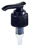 Lotion Pump Dispenser 24-410 black 7.5 inch dip tube #3269-48