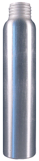 120ml Aluminum Bottle with a 24-410 cap size  #ALUM-C-120ML