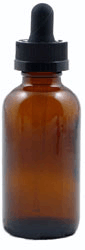 4 oz Amber Boston Rounds Glass Bottle with Child Resistant Pipettes<br><font color=green> Use shrink band 5450 for a tamper evident seal </font>    #BA04-12-CRC