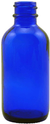 2 oz Blue Boston Rounds Glass Bottle  without caps (20-400)<br><font color=red> New Discount Price </font><br><font color=green> no additional discount on this item  </font> #BB02