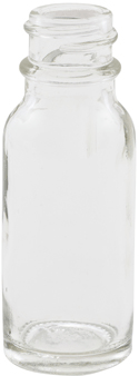 1/2 oz Clear Boston Rounds Glass Bottle without caps<br><font color=red>25% . Reg. price $ 6.75, new discount price $5.06 </font> #BC01-2-24