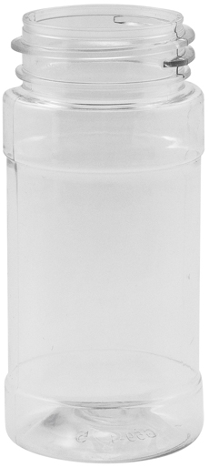 4 oz. PET clear tall Food Plastic Jars without caps      #CP-04