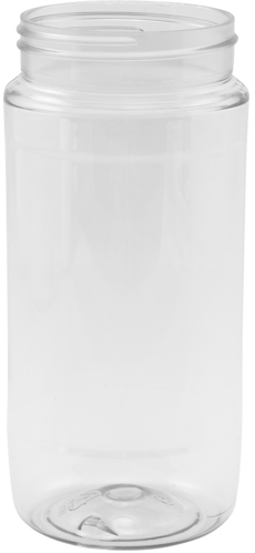 16 oz. PET clear  tall Food Plastic Jars without caps     #CP-16