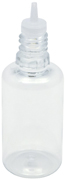 30 ml Clear E-Liquid Bottle-PET-  13mm Cap and Long Dropper Tip. <font color=black> Please choose color cap </font> #EP-30ML-1000