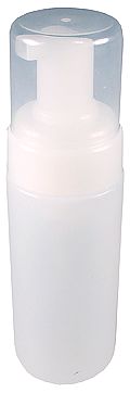 HDPE Foamer Natural Round Bottle 125ML  #FOAMER-125ML-12