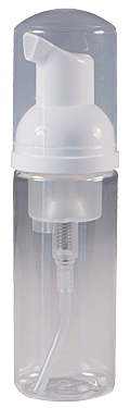 Foamer 50ML Clear Pet Cyl Set Plastic Bottles   #FOAMER-PET-144