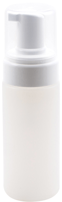 Foamer 125ml HDPE natural bottle with white top  #FOAMER125-12-W
