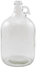 Gallon Jugs clear Glass narrow mouth  without caps      #GC01