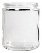 9 oz Straight Sided Jars  without caps (70-400)      #J08C