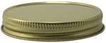 Caps 63-400 Gold Metal Plastisol Liner   #J12