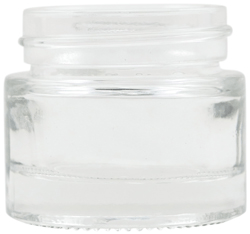8 ml Clear Glass Round Jar #JG1123