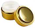 30 ml Gold Jar with glass insert #JRGD-30ML