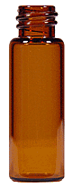 1/2 Dram Amber Glass Vials  without caps #M0130-48