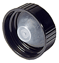 Cone lined Polyseal Cap 28-400 mm black  #M0158