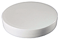 Caps 58-400 white smooth linerless  #M0170