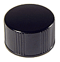 Caps black phenolic 13-425 for Glass Vials     #M03021
