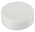 Caps 53-400 white smooth linerless   #M2053