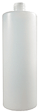 Cylinder rounds 32 oz. HDPE natural Plastic Bottles without caps #N1547