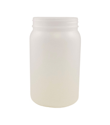 JAR 64 oz. (half gallon) HDPE natural Plastic without caps #N1989