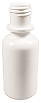 Dropper Bottle 1/2 oz. White LDPE <br><font color=red>NEW DISCOUNT PRICE </font> #N2002W