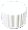 Caps 24-410 white ribbed with F-217 liner     #N3021C