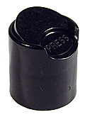 Smooth PS Black Disc Dispensing Cap 20-410   #N3278-BL-12