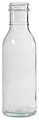12 oz Woozy Sauce Glass Bottle 38-400 (Ring) #WS-1238