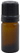 5 ml Amber Glass Euro-Dropper Bottles with cap black   DBA05-24