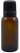 15 ml Amber Glass Euro-Dropper Bottles with cap black DBA15-24